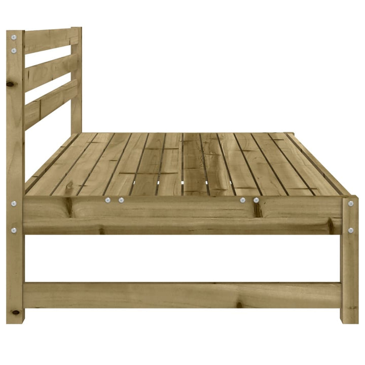 midtermodul til havesofa 120x80 cm imprægneret fyrretræ