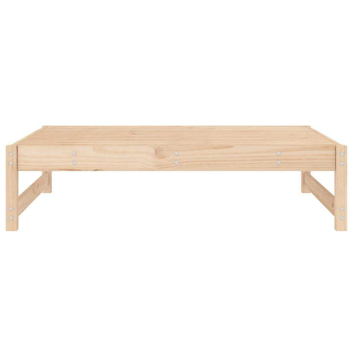 udendørs fodskammel 120x80 cm massivt fyrretræ