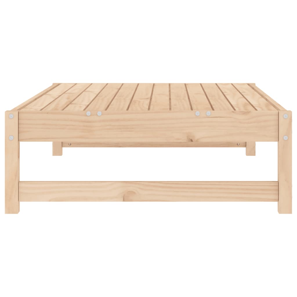 udendørs fodskammel 120x80 cm massivt fyrretræ