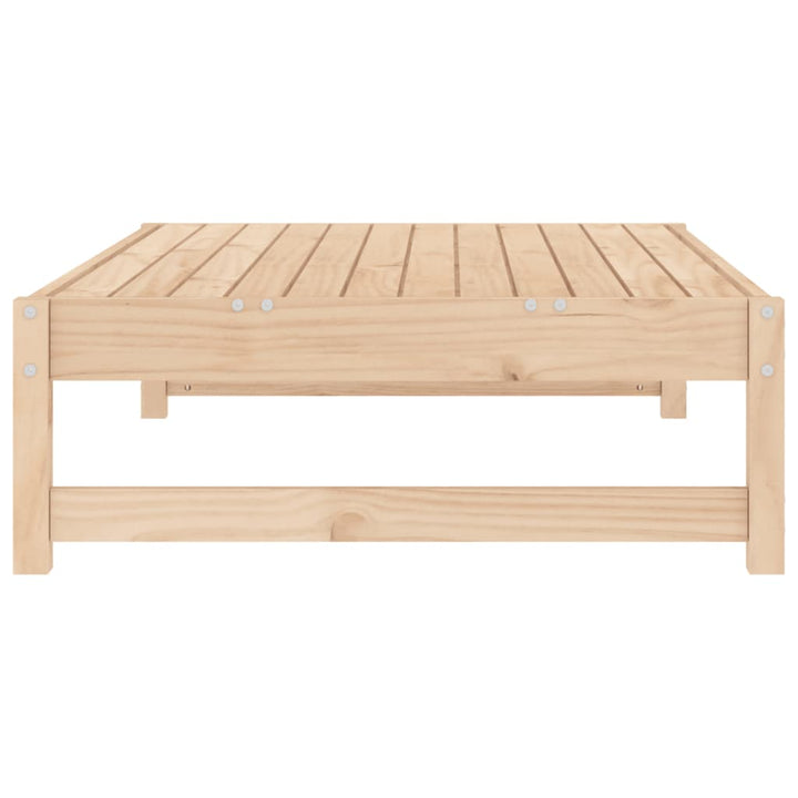 udendørs fodskammel 120x80 cm massivt fyrretræ