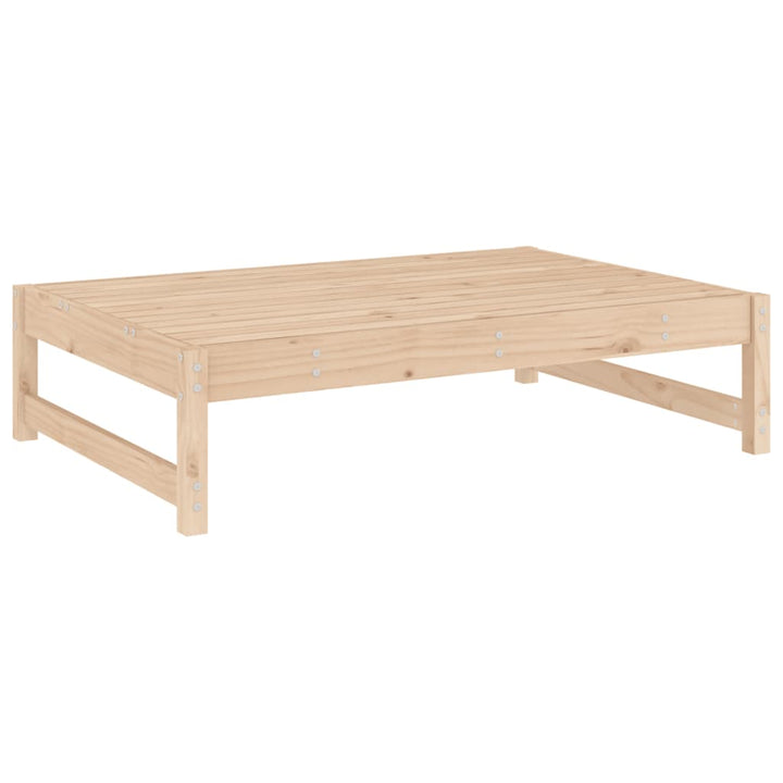 udendørs fodskammel 120x80 cm massivt fyrretræ