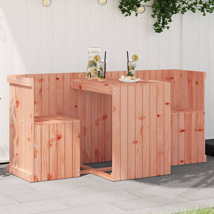 2-personers altansæt massivt douglasgran