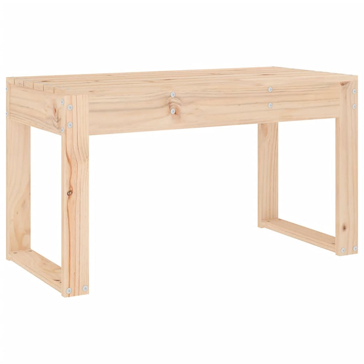 havebænk 80x38x45 cm massivt fyrretræ