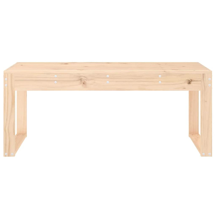 havebænk 110x38x45 cm massivt fyrretræ