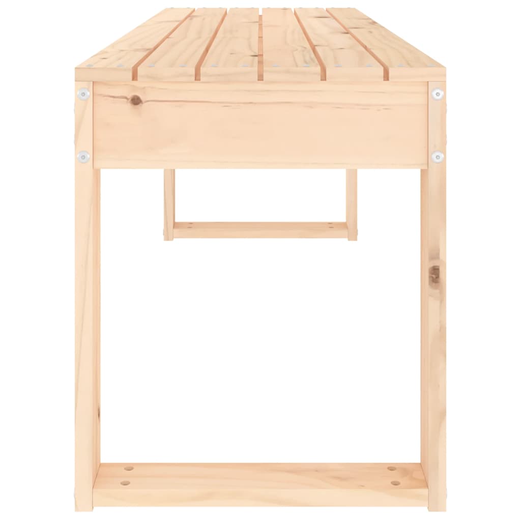 havebænk 110x38x45 cm massivt fyrretræ