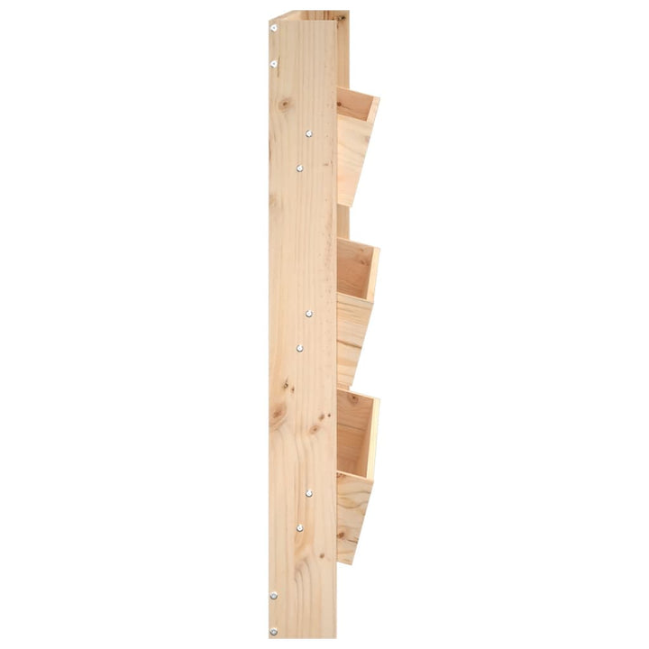 plantevæg 60x18,5x110 cm 3 niveauer massivt fyrretræ