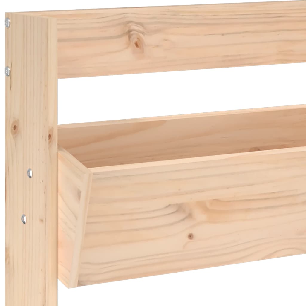 plantevæg 60x18,5x110 cm 3 niveauer massivt fyrretræ