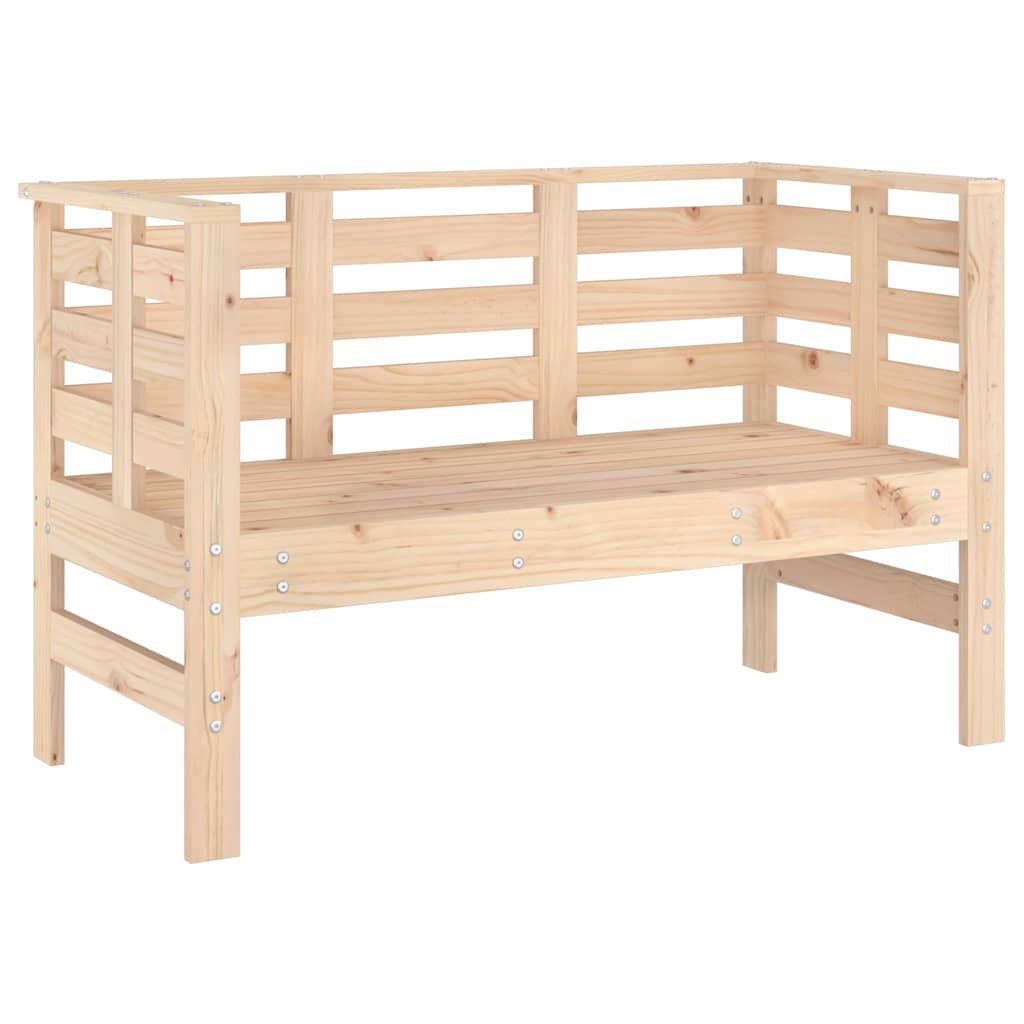 havebænk 111,5x53x71 cm massivt fyrretræ