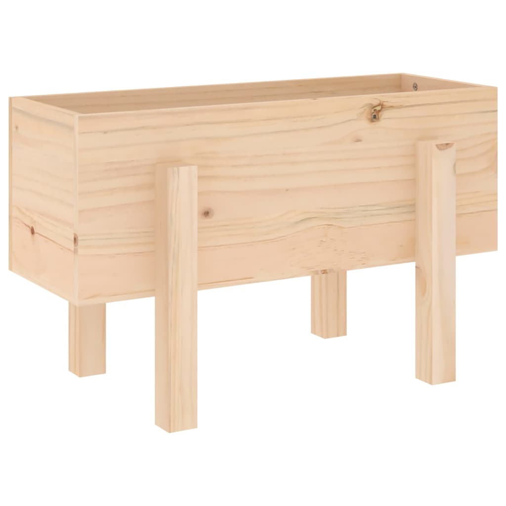 plantekasse 62x30x38 cm massivt fyrretræ