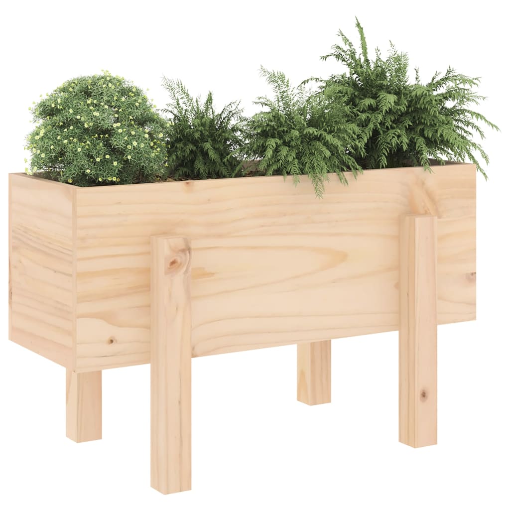plantekasse 62x30x38 cm massivt fyrretræ
