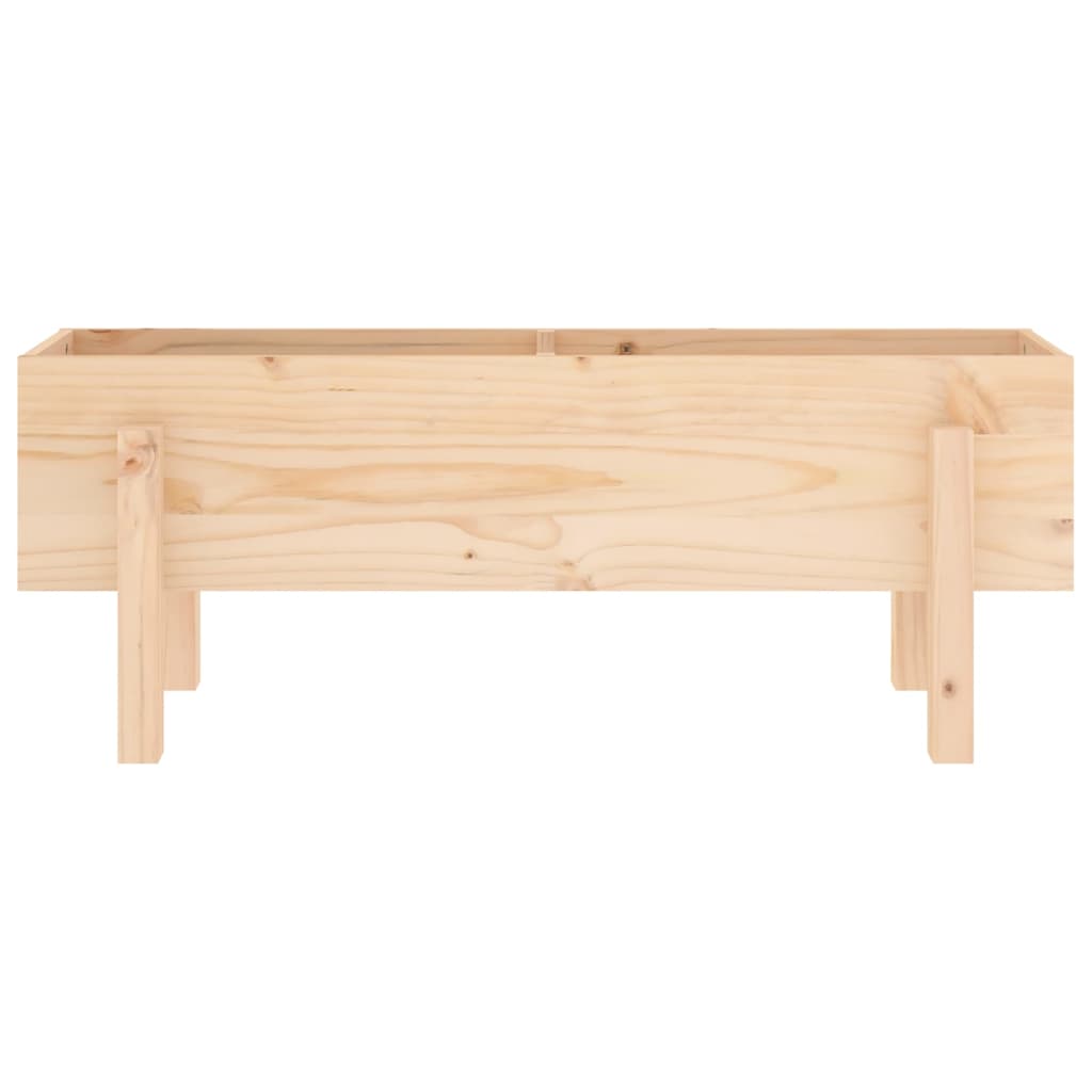 højbed 101x30x38 cm massivt fyrretræ