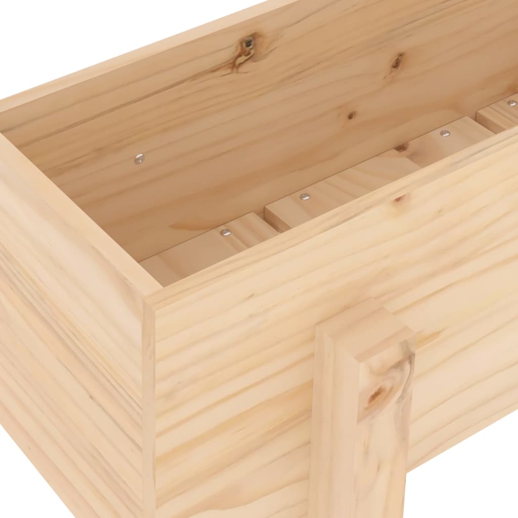 højbed 101x30x38 cm massivt fyrretræ