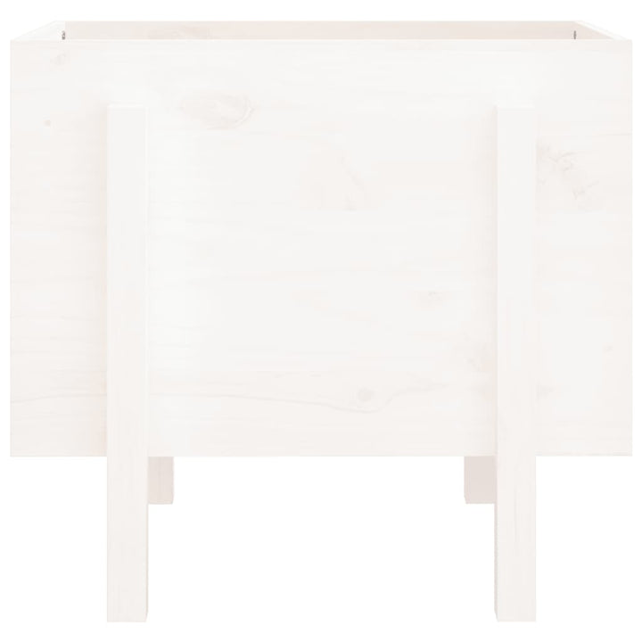plantekasse 62x50x57 cm massivt fyrretræ hvid