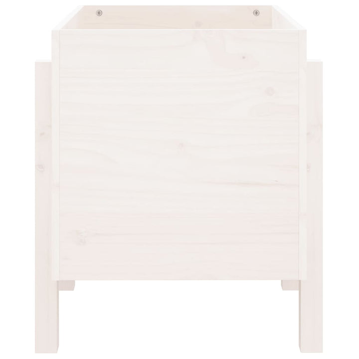 plantekasse 62x50x57 cm massivt fyrretræ hvid