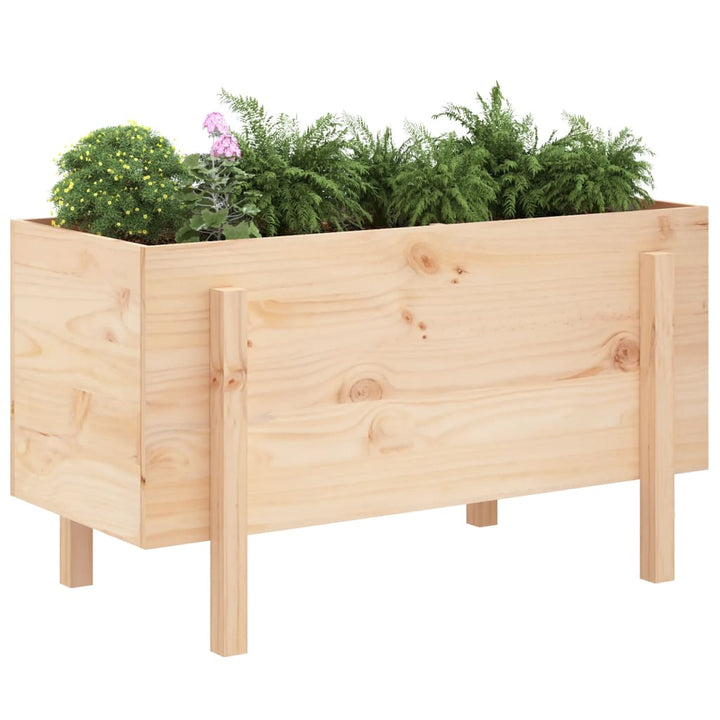 højbed 101x50x57 cm massivt fyrretræ