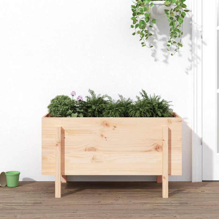 højbed 101x50x57 cm massivt fyrretræ