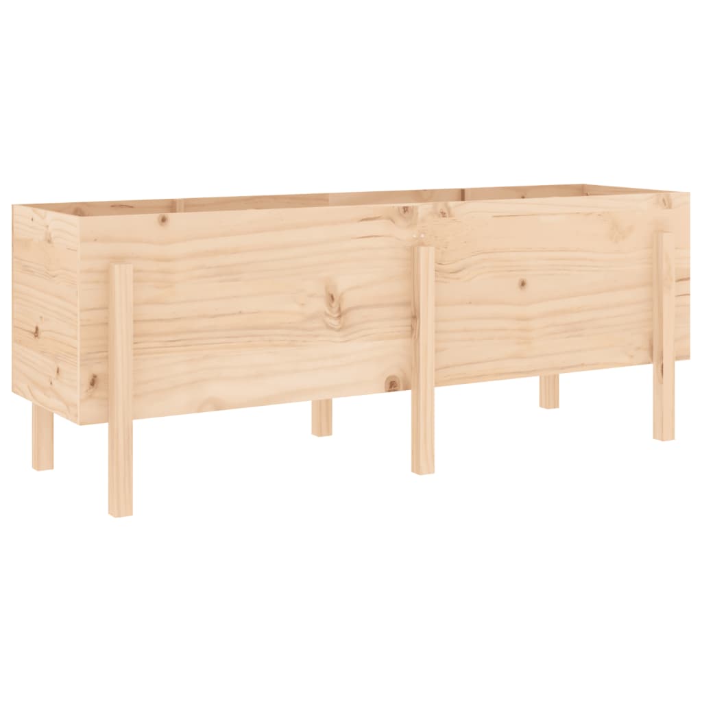 højbed 160x50x57 cm massivt fyrretræ