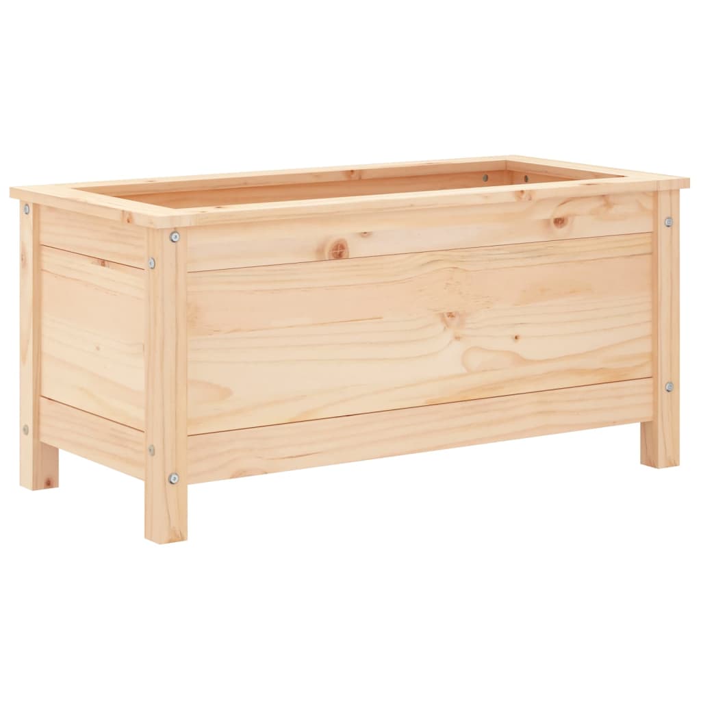 plantekasse 82,5x40x39 cm massivt fyrretræ