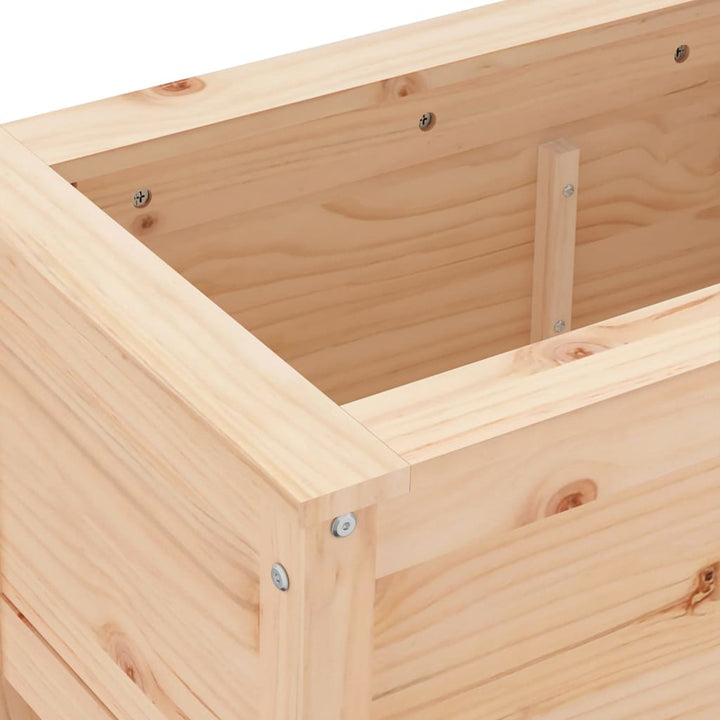 plantekasse 82,5x40x39 cm massivt fyrretræ