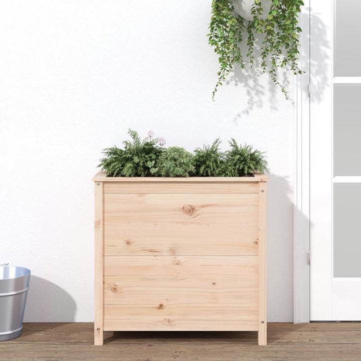 plantekasse 82,5x40x78 cm massivt fyrretræ