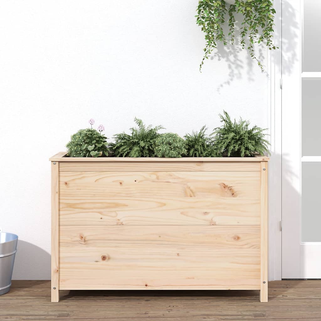 højbed 119,5x40x78 cm massivt fyrretræ