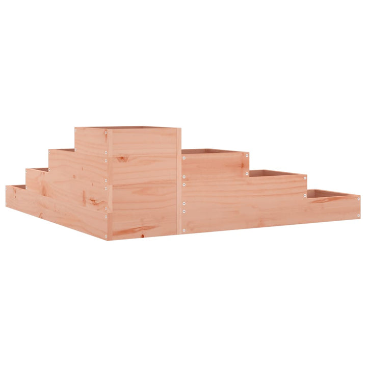 haveplantekasse 4-lags 106x104,5x36 cm massivt træ Douglas