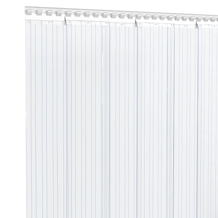 bændelgardin 200 mm x 1,6 mm 10 m PVC transparent