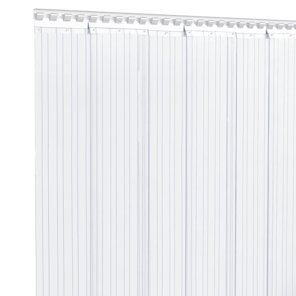 bændelgardin 200 mm x 1,6 mm 25 m PVC transparent