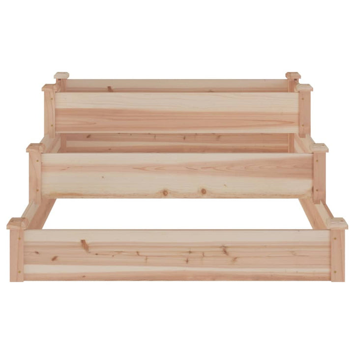 højbed 120x120x56 cm massivt fyrretræ