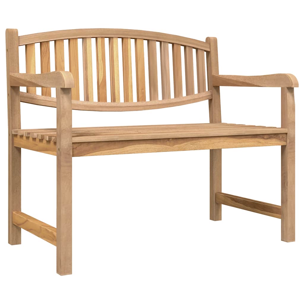 havebænk 114x59x87 cm massivt teaktræ