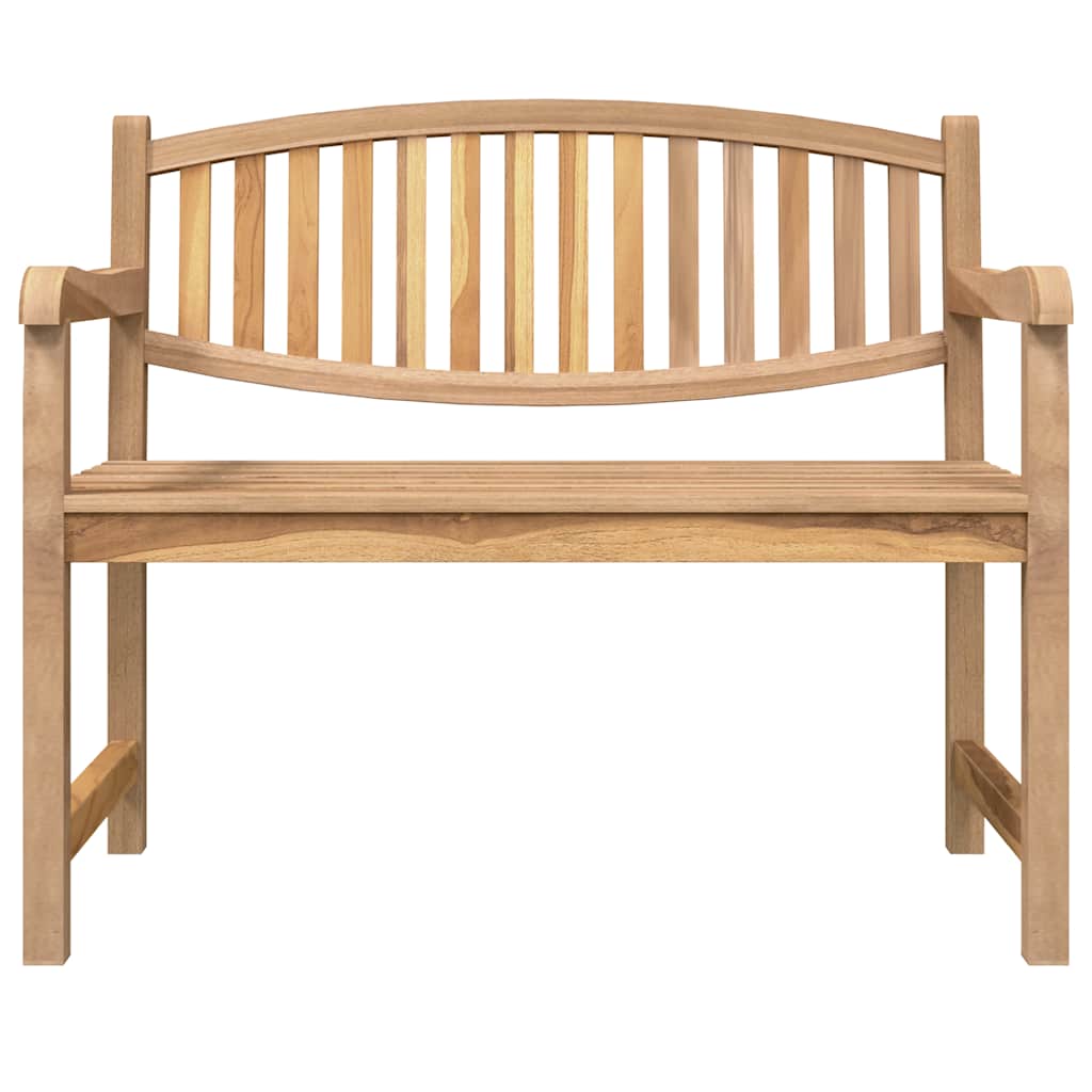 havebænk 114x59x87 cm massivt teaktræ