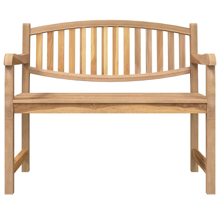 havebænk 114x59x87 cm massivt teaktræ