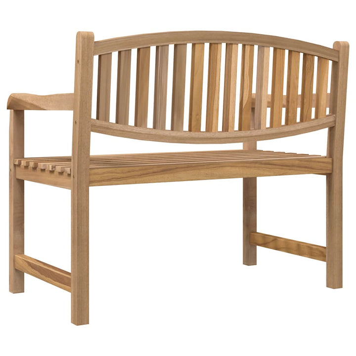 havebænk 114x59x87 cm massivt teaktræ