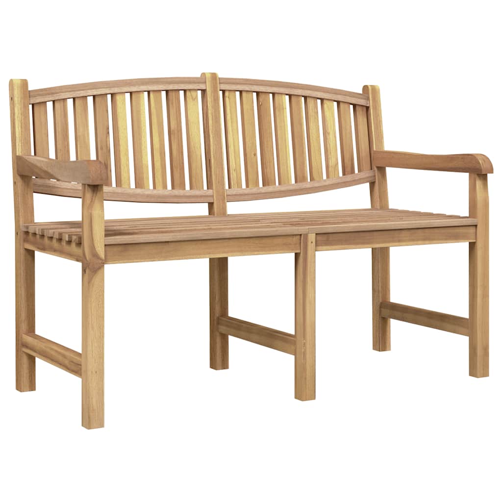 havebænk 149,5x60x90 cm massivt teaktræ