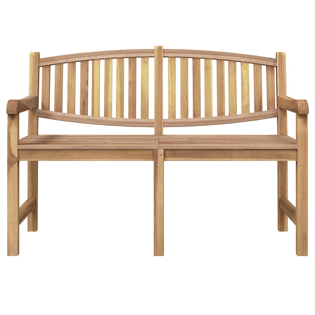 havebænk 149,5x60x90 cm massivt teaktræ