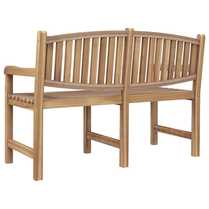 havebænk 149,5x60x90 cm massivt teaktræ