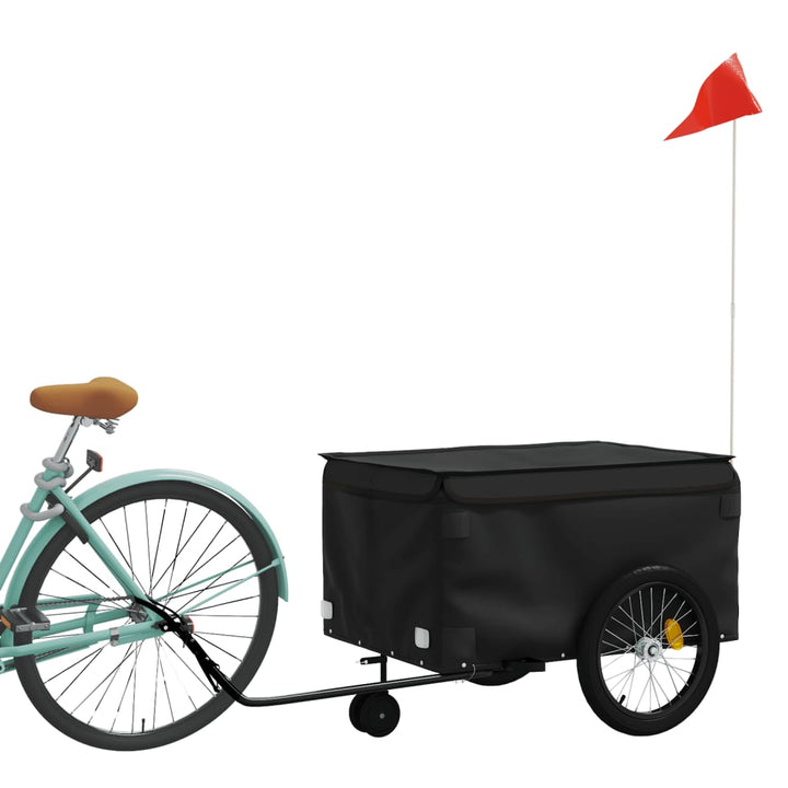 cykelanhænger 45 kg jern sort