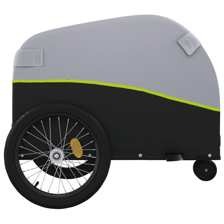 cykelanhænger 30 kg jern sort og grøn