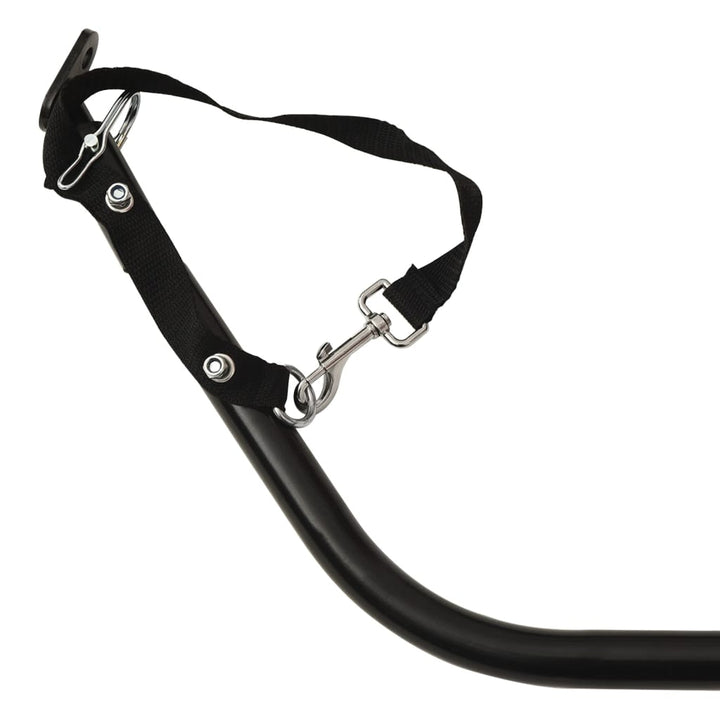 cykelanhænger 45 kg jern sort