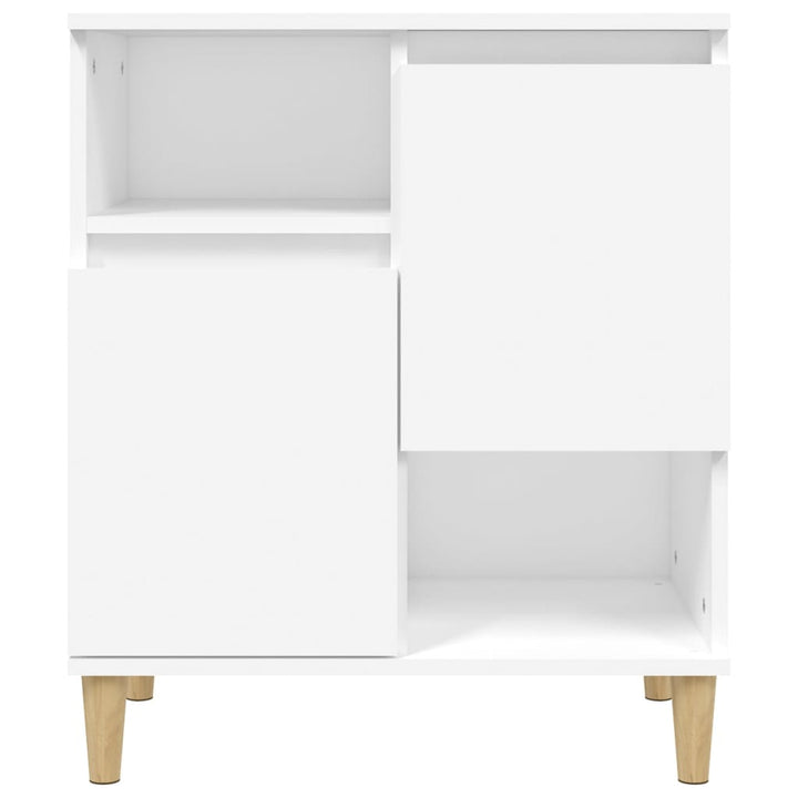 skænke 2 stk. 60x35x70 cm konstrueret træ hvid