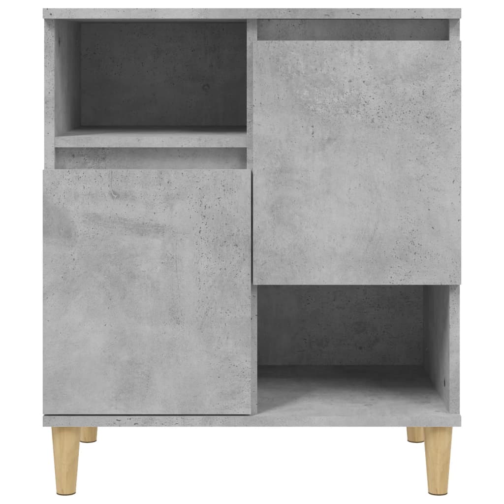 skænke 2 stk. 60x35x70 cm konstrueret træ betongrå