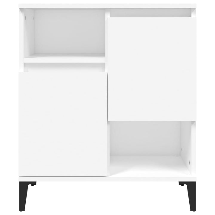 skænke 2 stk. 60x35x70 cm konstrueret træ hvid