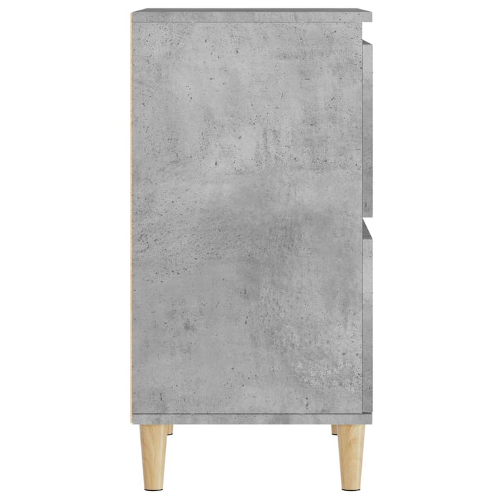 skænke 2 stk. 60x35x70 cm konstrueret træ betongrå