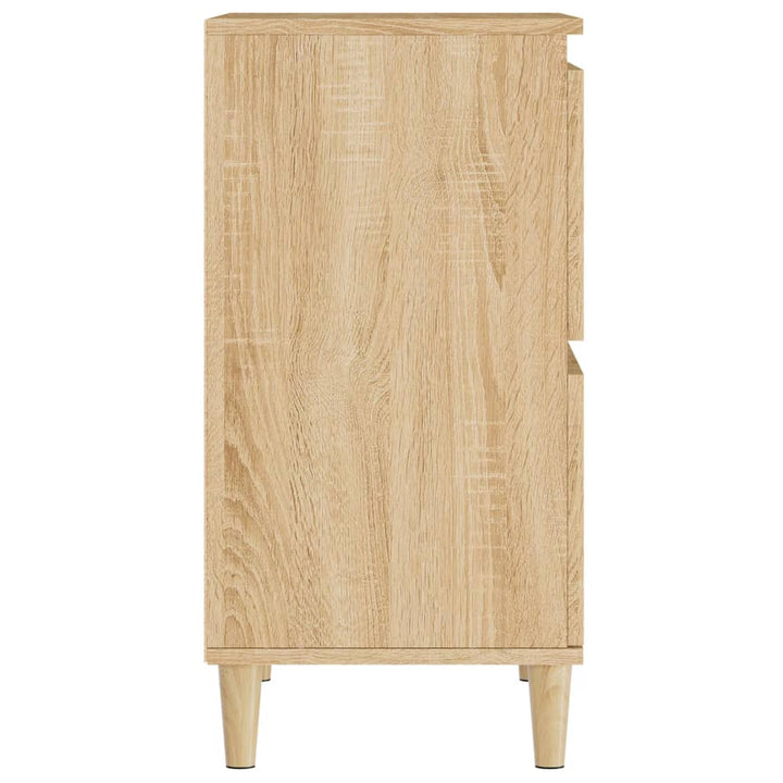 skænke 3 stk. 60x35x70 cm konstrueret træ sonoma-eg