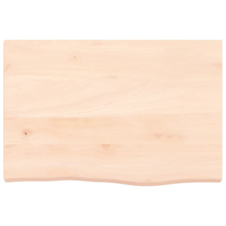 bordplade 60x40x(2-4) cm ubehandlet massivt egetræ