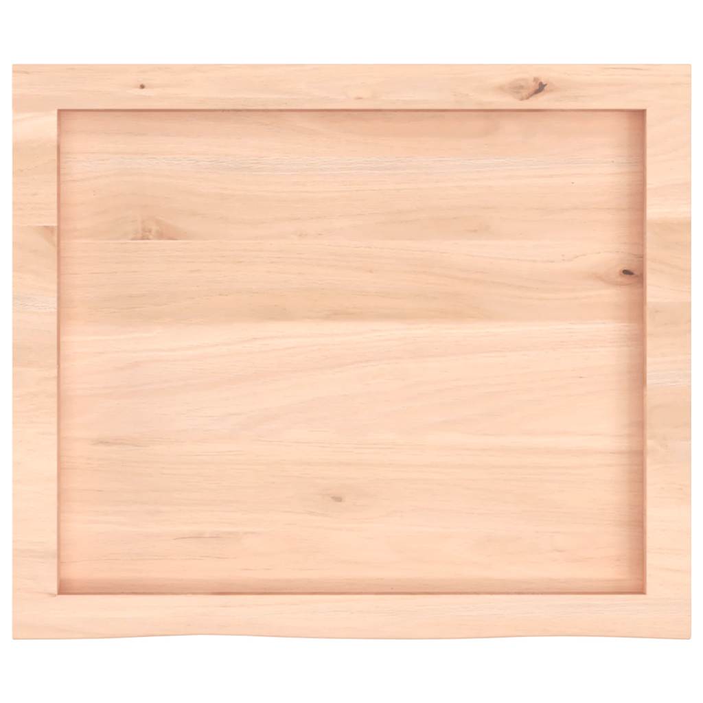 bordplade 60x50x(2-4) cm ubehandlet massivt egetræ