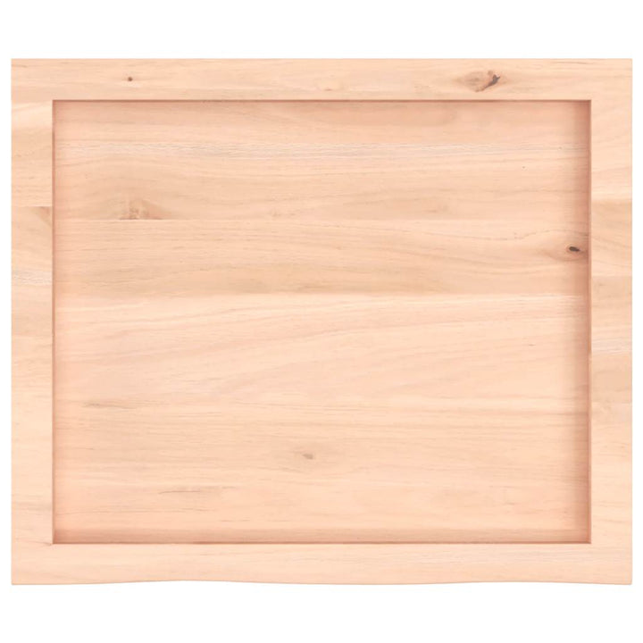 bordplade 60x50x(2-4) cm ubehandlet massivt egetræ