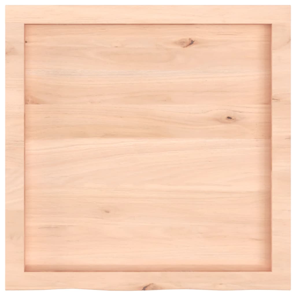 bordplade 60x60x(2-6) cm ubehandlet massivt egetræ