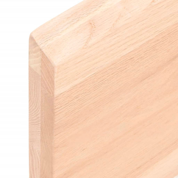 bordplade 80x40x(2-4) cm ubehandlet massivt egetræ