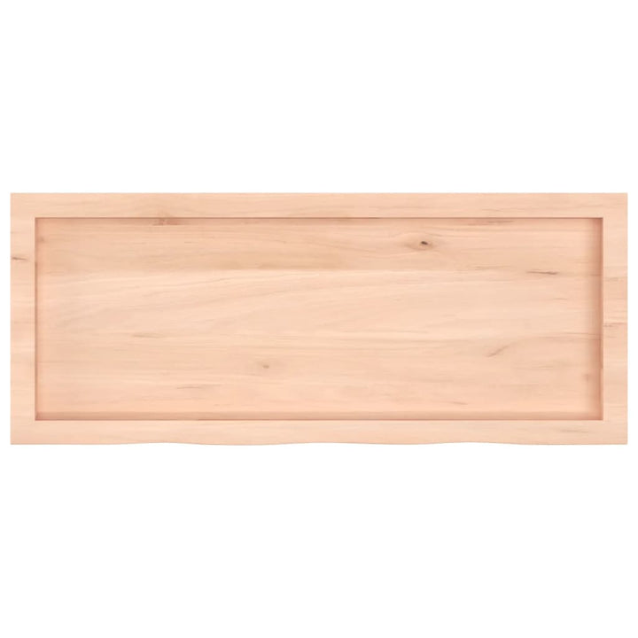 bordplade 100x40x(2-4) cm ubehandlet massivt egetræ